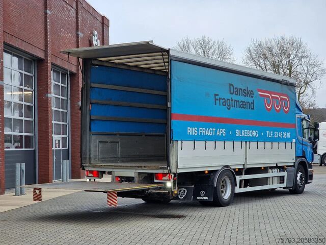 Terpal Scania P250 4x2 - Loadlift - Side boards - Full air - ...