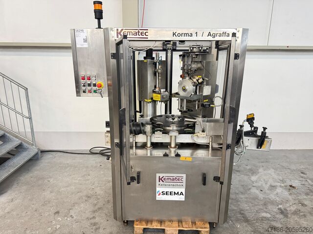 Stroj za zatvaranje boca plutenim čepovima / Agrafir Kematec Korma 1 / Agraffa 1