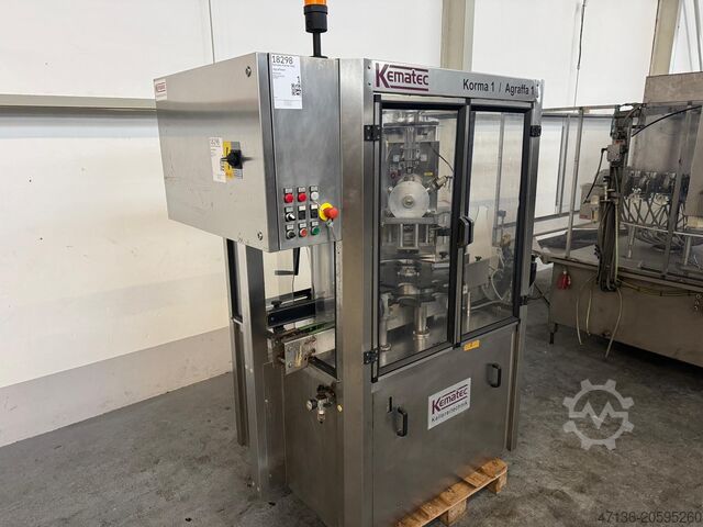 Μηχάνημα φραγής φιαλών (Κόρκερ/Αγραφιέρα) Kematec Korma 1 / Agraffa 1