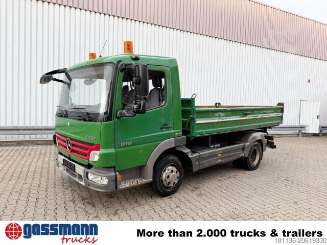 Furgão basculante Mercedes-Benz Atego 818 K 4x2, 2x AHK