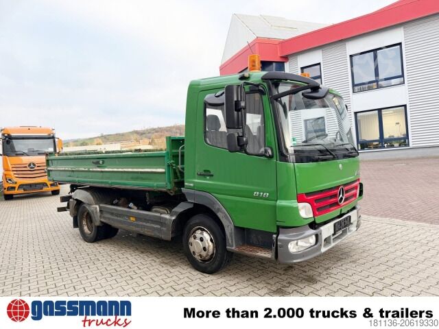 Furgão basculante Mercedes-Benz Atego 818 K 4x2, 2x AHK