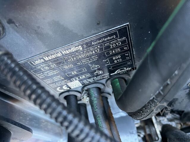 Elektrikli 3 tekerlekli forklift Linde E16-02