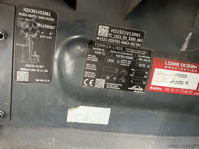 LPG iekrāvēji Linde H18T-01