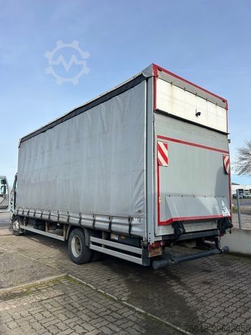 Camião plataforma com lona RENAULT Midlum d-8 Gang-Anhänger