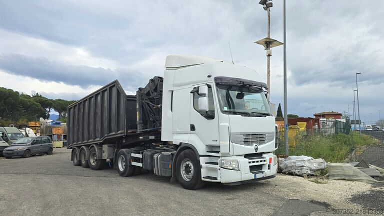 Tractora con semirremolque grúa Renault truck 460