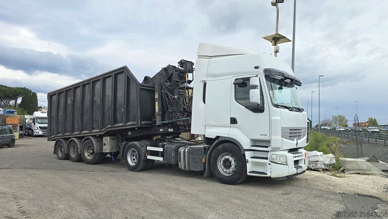 Tractora con semirremolque grúa Renault truck 460