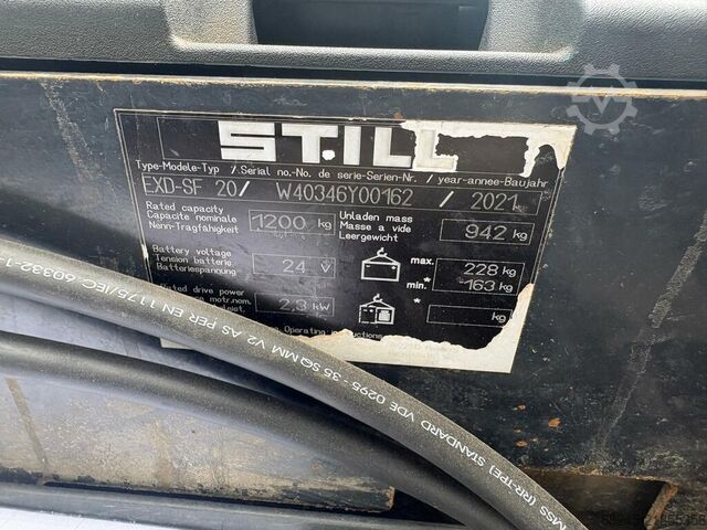 VS-22867 Elektrische DUO stapelaar Still EXD SF20 STILL EXD-SF 20