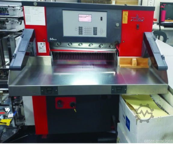 Kağıt kesme makinesi Polar Mohr Polar66 eco