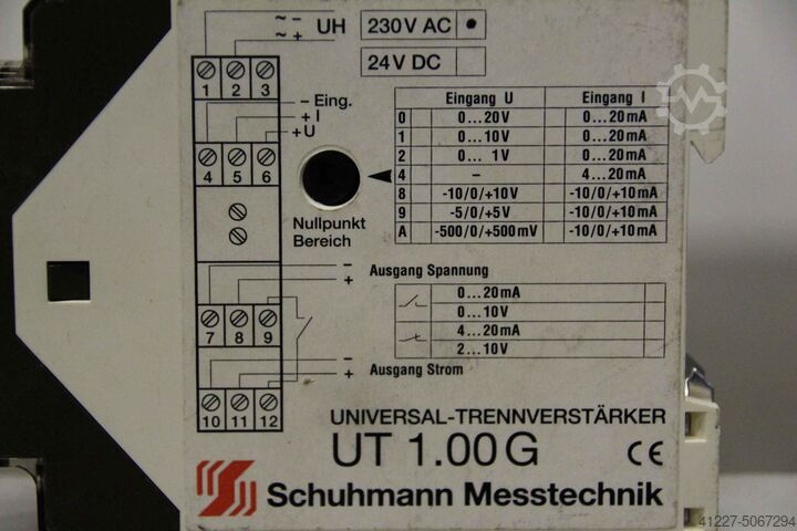 Oddělovací převodník Schuhmann UT 1.00G