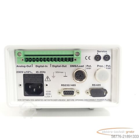 Komponente Burster Digimaster 9181 Typ: 9181-V3014 SN: 275508 - ! -