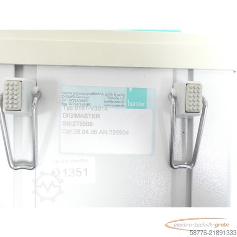 Komponente Burster Digimaster 9181 Typ: 9181-V3014 SN: 275508 - ! -