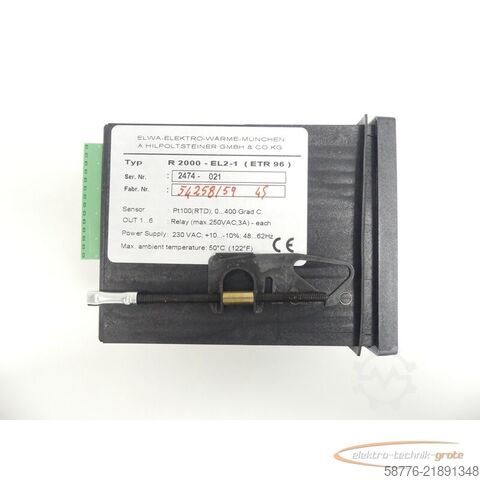Компонент  ELWA ETR 96 Typ R 2000 - EL21-1 SN: 2474-021 - ! -
