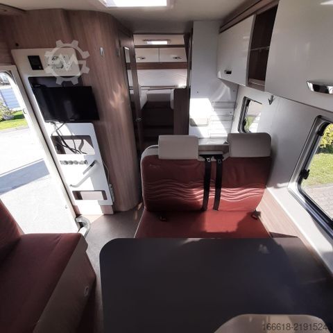 Yarı entegre karavan BÜRSTNER T 726 G Delfin Hydr. Stützen, SAT-Anlage+TV