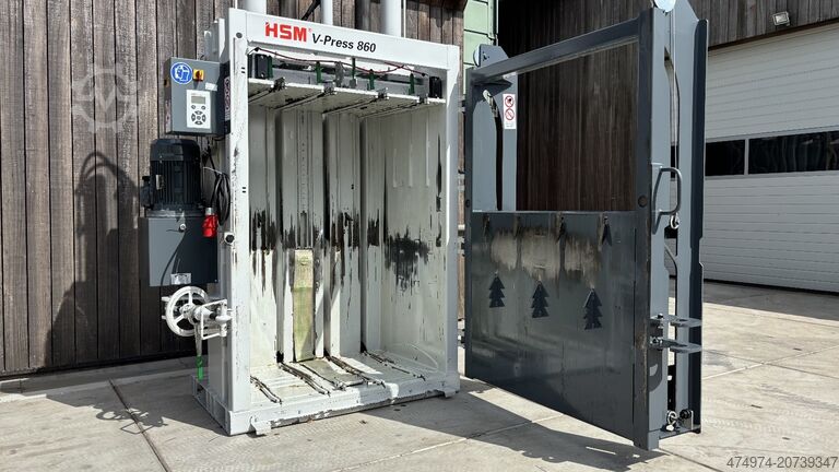 Balirka za papir, preša za papir, recikliranje HSM 860