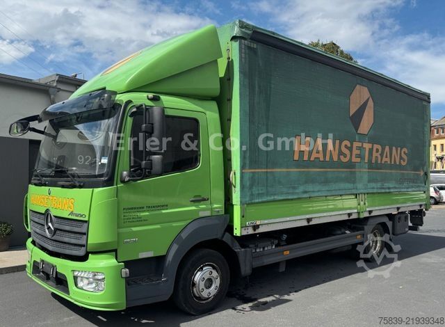 Curtain sider van MERCEDES-BENZ 821 Atego 3,  LBW, Klima, Standhzg., Edscha