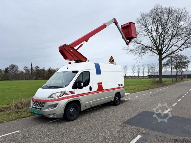 PEUGEOT BOXER 2.2HDI kendaraan pengangkat otomatis (sky lift), ketinggian kerja 12,5m, tahun 2018. PEUGEOT BOXER 2.2HDI Autohoogwerker Arbeitsbuhne 12.5mtr werkhoogte 2018