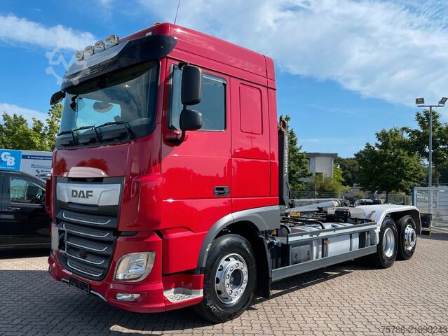 Āķa konteineru automašīna DAF XF 480 BL/ Meiller RS 20.65+Funk/ AC/ Lift+Lenk.