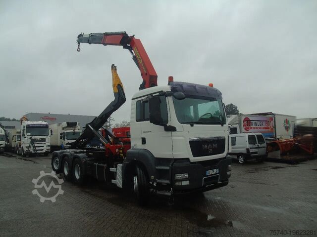 Autogru MAN TGS 35.440 + PALFINGER 24500 + 8X4 + EURO 5 + R...