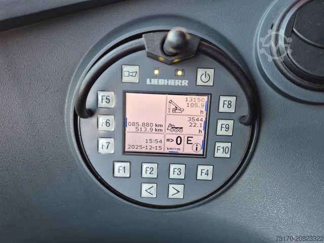 رافعة مثبتة على شاحنة LIEBHERR LTM 1100-5.2 10x6 13.150h Klappspitze