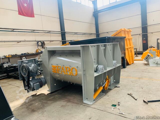 Malaxor de beton FABO TWIN SHAFT CONCRETE MIXER TWS 01 TWIN SHAFT CONCRETE MIXER