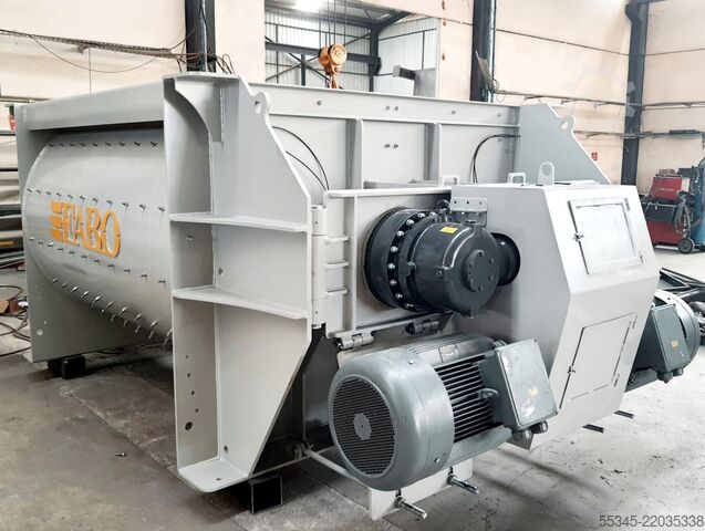 Concrete mixer FABO TWIN SHAFT CONCRETE MIXER TWS 03 TWIN SHAFT CONCRETE MIXER