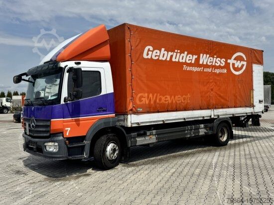Platós teherautó ponyvával MERCEDES-BENZ ATEGO N2 EURO 6
