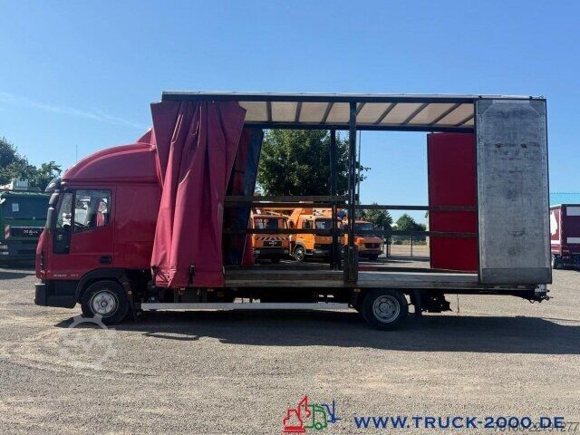 LKW mit Pritsche & Plane Iveco 80E22 Jumbo Schiebeplane L+R Gr. Haus AHK Klima