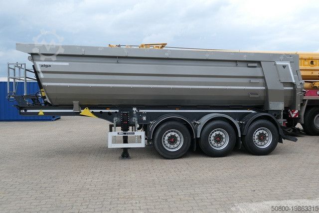 Polpriklopnik kiper  BEGA 3T, Stahl, 24m³, Hardox, Luft-Lift, SAF