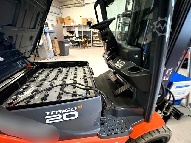 Elektrisk trehjuls gaffeltruck Toyota 8FBE20T