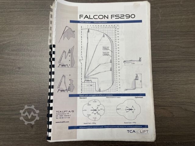 Nacelle télescopique Falcon Spider FS 290