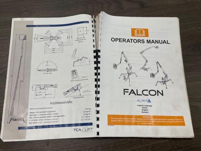 Nacelle télescopique Falcon Spider FS 290