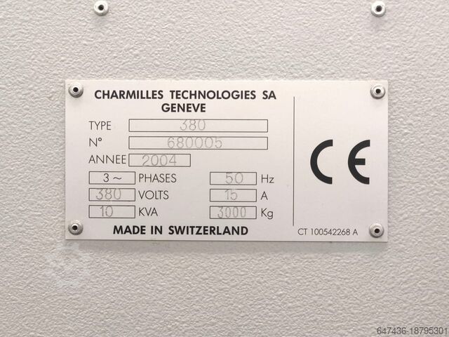 वायर कटिंग ईडीएम मशीन Charmilles Robofil 380