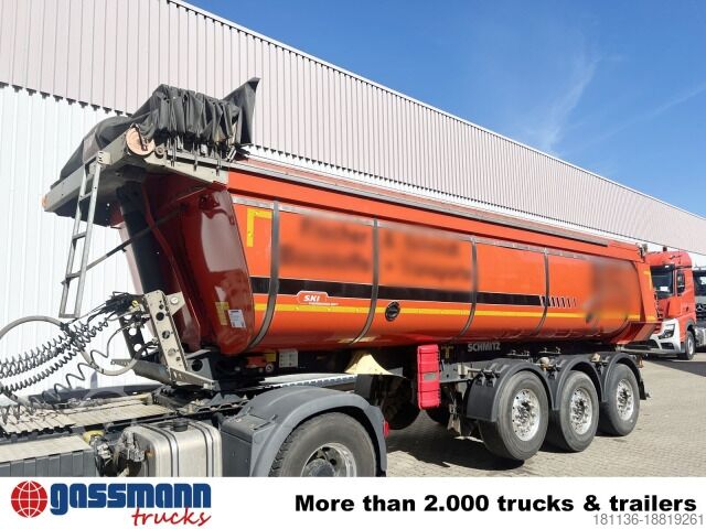 Semirimorchio ribaltabile Schmitz SKI 24 SL 7.2, Thermo-Stahlmulde ca. 24m³,