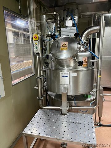 Linea completa per sciroppo con cuocitore a lotti mondomix buhler 