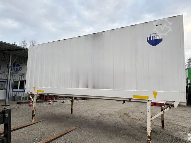 Caja intercambiable con estructura de caja Krone BDF Stahl Wechselkoffer Türen