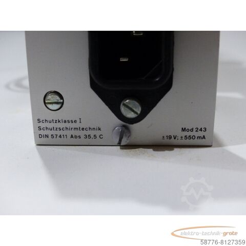 Hottinger Baldwin-komponent Hottinger Baldwin MOD 243 Power Supply