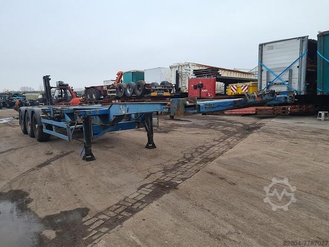 FLIEGL 3 AXLE CONTAINER CHASSIS 40 2X20 20 MIDDLE SAF ...