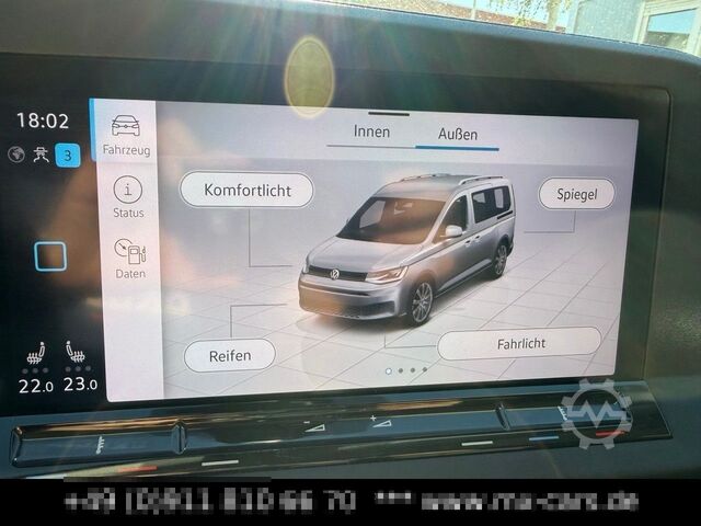 รถตู้ตู้ทึบ VW Caddy Maxi Aut. Klima Navi Kamera 2 Schiebetüren