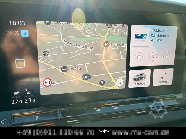 รถตู้ตู้ทึบ VW Caddy Maxi Aut. Klima Navi Kamera 2 Schiebetüren