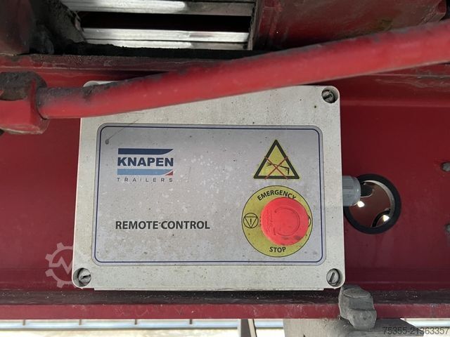 Полуприцеп с подвижным полом KNAPEN NEXT K 200 SAF Liftachse Alufelgen FB Schubboden