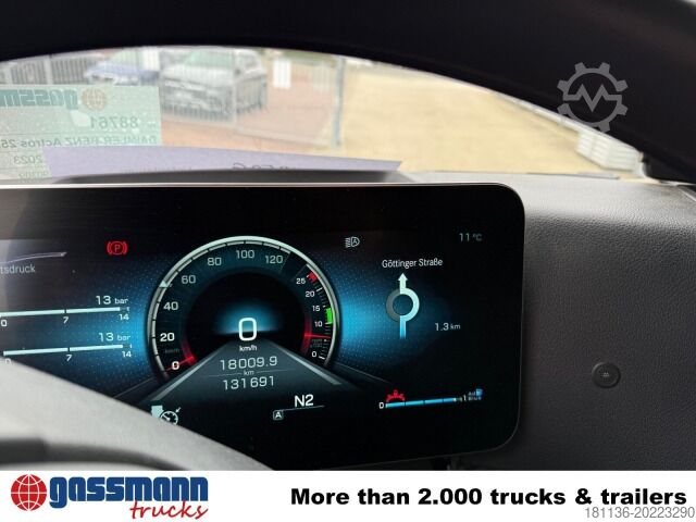 Camión portacontenedores de gancho Mercedes-Benz Actros 2552 L 6x2, Lenk/Lift, Retarder, GigaSpace,