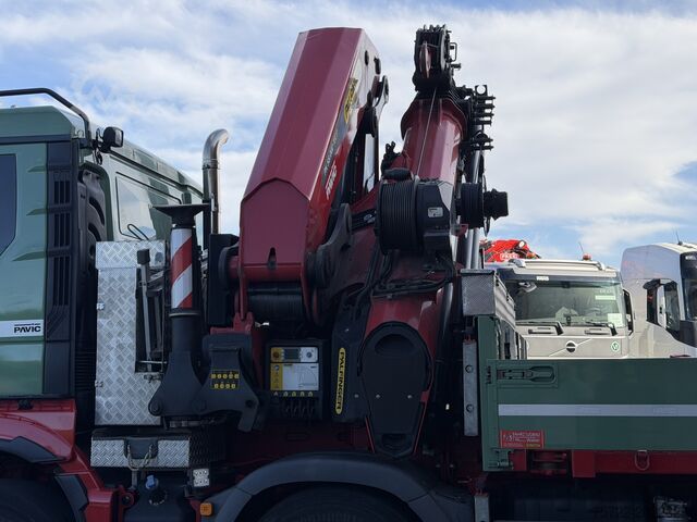 Lastebil med lasteplan (åpen) MAN TGS 41.510 8x4 mit Palfinger 58002 TEC7