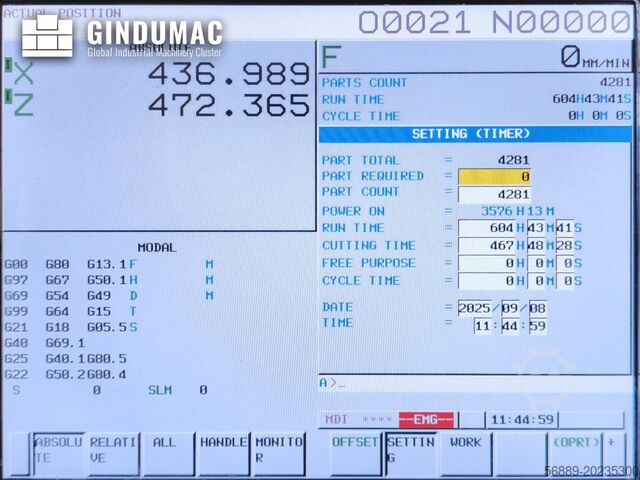 Machine de tournage horizontale DOOSAN Puma 2600/500