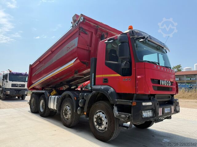 Swap body truck Iveco Trakker 410T45 Wechsel BETON+KIPPER 40T