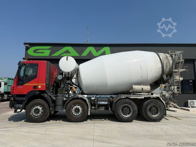 Swap body truck Iveco Trakker 410T45 Wechsel BETON+KIPPER 40T
