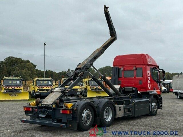 Rúllupalli vörubíll Iveco Stralis AT260 CNG Erdgas 6x2 Meiller RS2165 FB