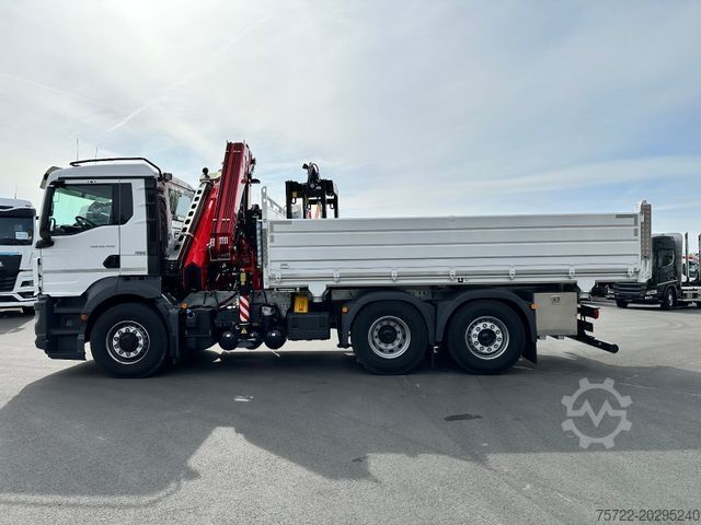 משאית מנוף תלת-צדדית MAN TGS 26.440 6x2H-4 KRAN FASSI F195A.2.24