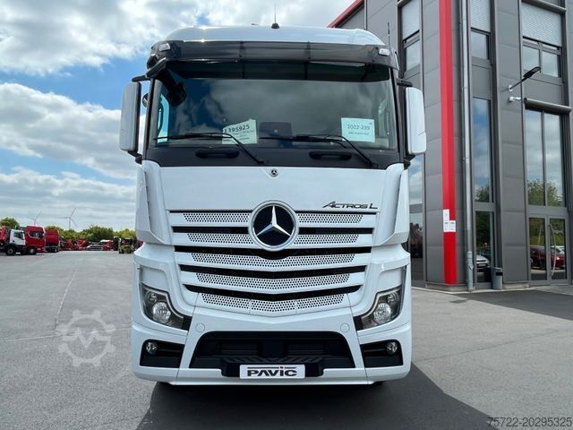 Automobilis ar plakanu platformu MERCEDES-BENZ ACTROS 2548/6X2/KRAN PALFINGER/FASSI AUF LAGER!!