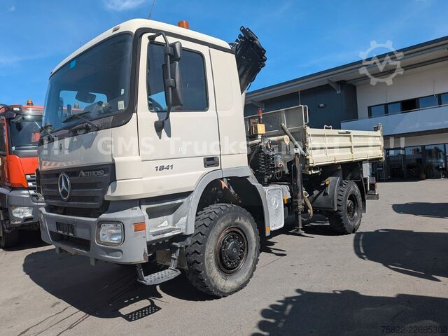 Khác MERCEDES-BENZ Actros 1841 / 4X4 ALLRAD / Kipper+Kran /WENIG KM