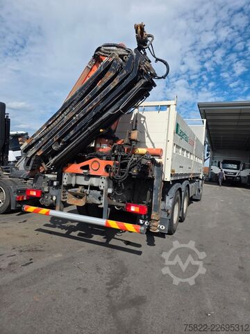 Xe tải sàn phẳng VOLVO FH 500 / 6X4 / EEV / 18m Atlas Kran